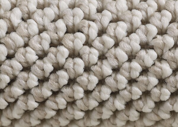 Ayyildiz, Kusový koberec Loom 4300 Cream kruh, 120x120 (průměr) kruh, béžová, obývací pokoj