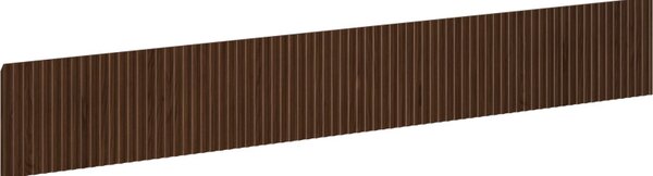 Mexen Mexen, Rýhované čelo pro korpus koupelnové skříňky 120 x 20 cm, ořech, 91A20-1200-235-1-86