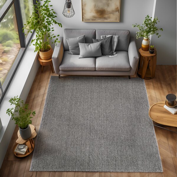 Ayyildiz, Kusový koberec Loom 4300 Grey, 60x100, šedá, obývací pokoj
