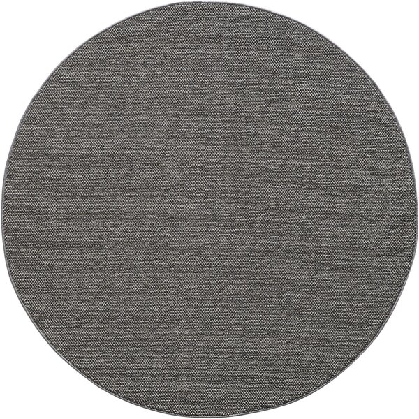 Ayyildiz, Kusový koberec Loom 4300 Grey kruh, 120x120 (průměr) kruh, šedá, obývací pokoj