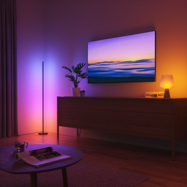 Nanoleaf N7204K02-1FL- LED RGBW Stm. stojací lampa LED/22W/230V 2200-6500K Wi-Fi
