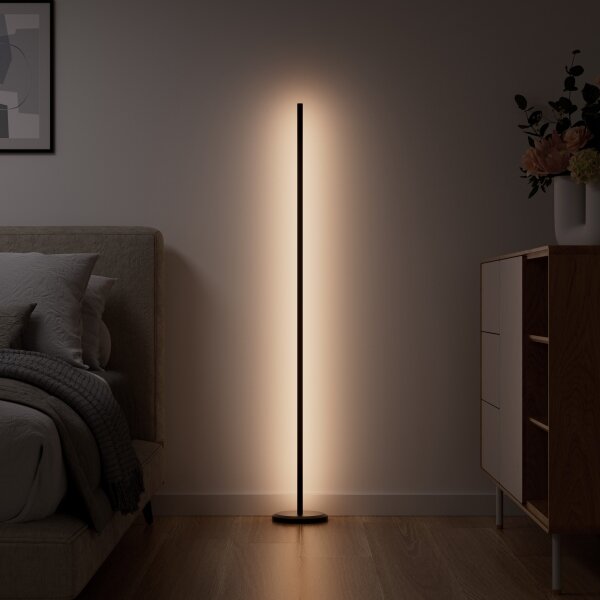 Nanoleaf N7204K02-1FL- LED RGBW Stm. stojací lampa LED/22W/230V 2200-6500K Wi-Fi