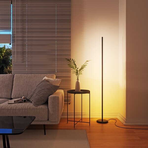 Nanoleaf N7204K02-1FL- LED RGBW Stm. stojací lampa LED/22W/230V 2200-6500K Wi-Fi