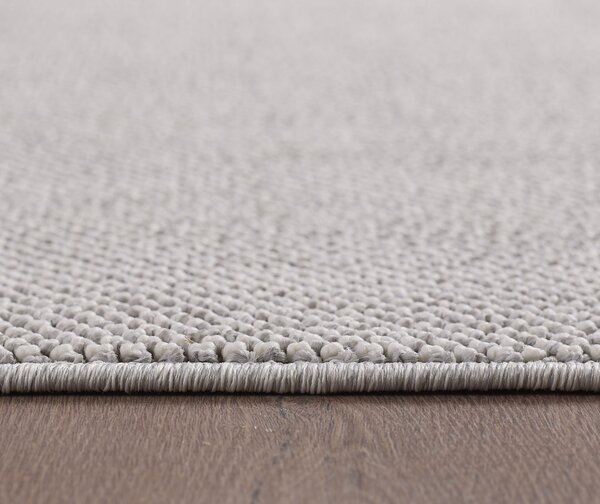 Ayyildiz, Kusový koberec Loom 4300 Silver kruh, 160x160 (průměr) kruh, šedá, obývací pokoj