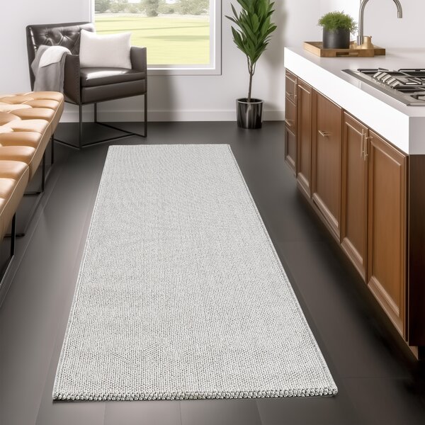 Ayyildiz, Kusový koberec Loom 4300 Silver, 60x100, šedá, obývací pokoj