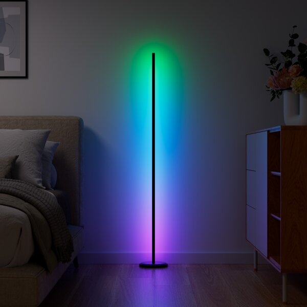 Nanoleaf N7204K02-1FL- LED RGBW Stm. stojací lampa LED/22W/230V 2200-6500K Wi-Fi