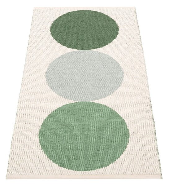 Zeleno-krémový vnitřní a venkovní koberec 70x140 cm Otto Herb – Pappelina