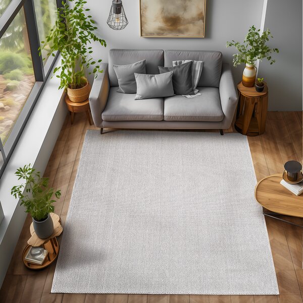 Ayyildiz, Kusový koberec Loom 4300 Silver, 60x100, šedá, obývací pokoj