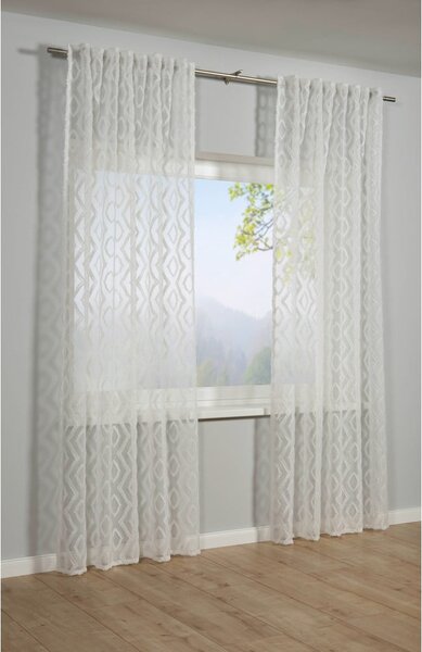 Bílá záclona 140x245 cm Diamant Scherli – Sehlbach
