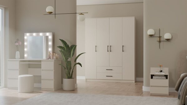 Šatní skříň Rigidez 3 (kašmír). Akce -21%
