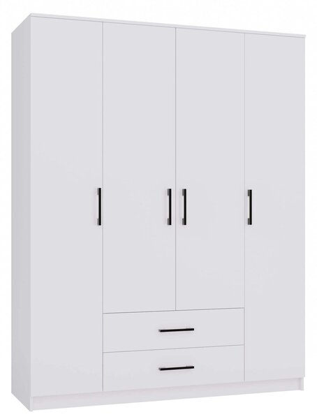 Šatní skříň Rigidez 3 (bílá). Akce -20%