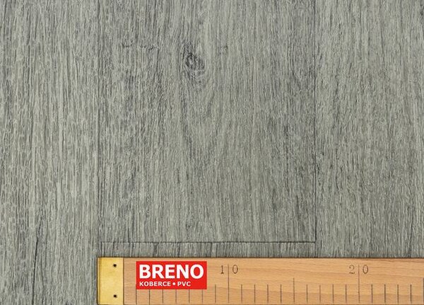 Breno PVC SIGMA Ohrid Oak 94 - šedé dřevo, šíře 400 cm