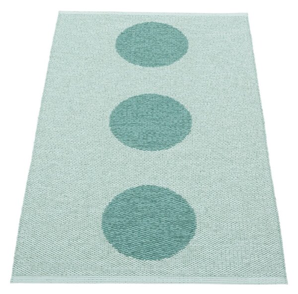 Tyrkysový vnitřní a venkovní koberec 70x120 cm Vera Pop Jade – Pappelina