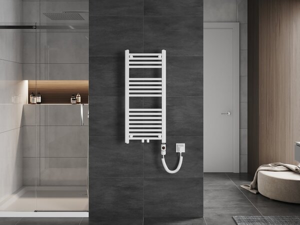 Mexen Mars, elektrické topné těleso 900 x 400 mm, 300 W, bílá, W110-0900-400-2300-20