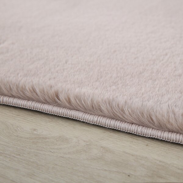 Ayyildiz, Kusový koberec Pouffy 5100 Beige, 60x110, béžová, obývací pokoj
