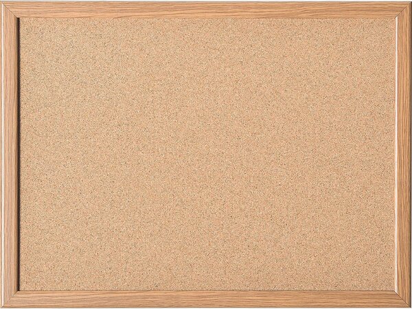 Magnetoplan 121922 korková nástěnka s připínáčky hnědá korek 600 mm x 400 mm