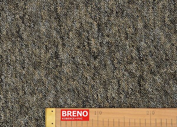 Breno Metrážový koberec ULTRA 94 šedý, šíře 300 cm, Šedá