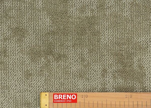 Breno Metrážový koberec TUNGSTEN 40 zelený, šíře 400 cm, Zelená