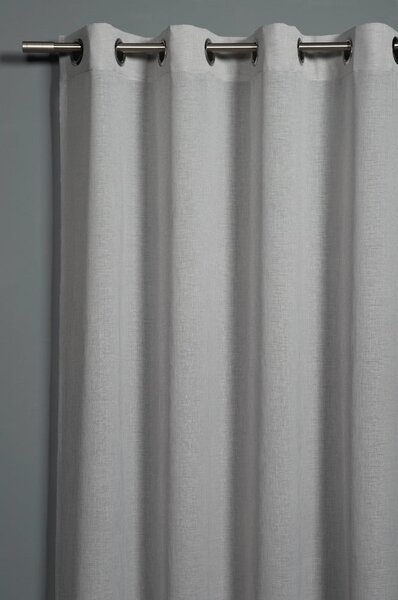Šedý závěs 140x245 cm Len Uni – Sehlbach