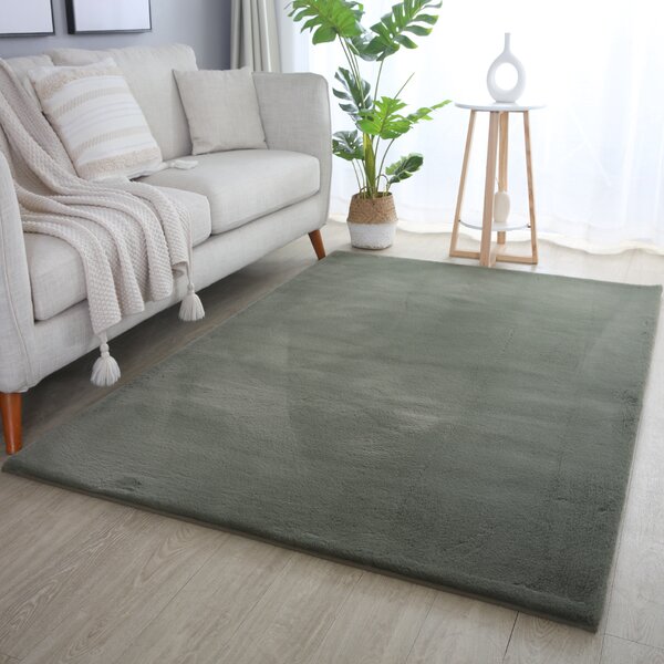 Ayyildiz, Kusový koberec Pouffy 5100 Green, 60x110, zelená, obývací pokoj