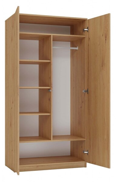 Šatní skříň Musecalo 3 (dub artisan). Akce -20%