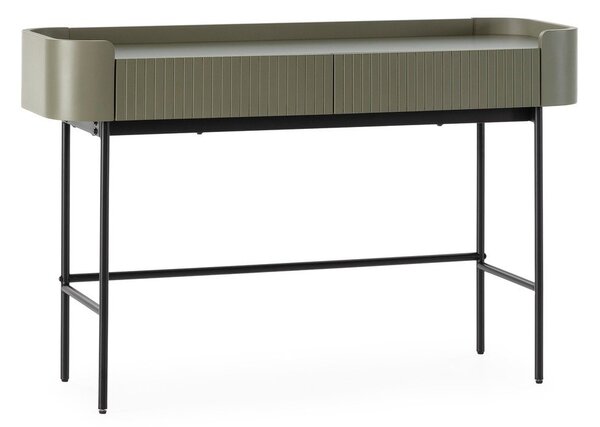 Khaki konzolový stolek 40x120 cm Willa – MOME