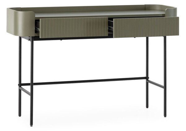 Khaki konzolový stolek 40x120 cm Willa – MOME