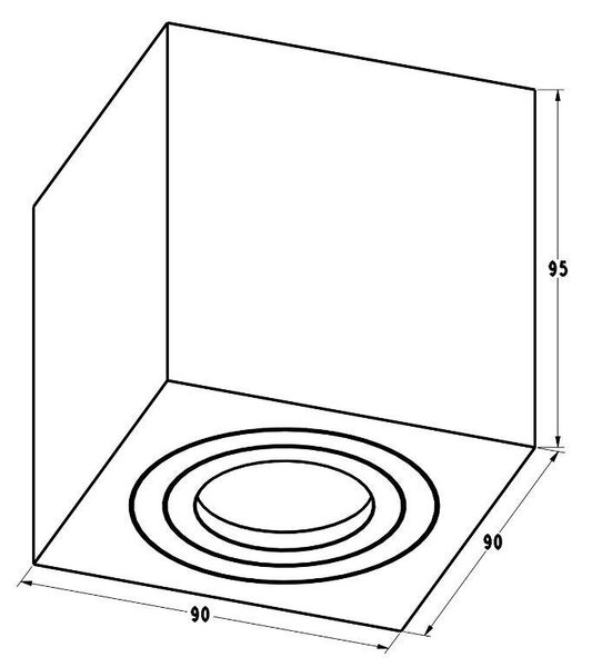 ZUMA 003064-011415 Bodové svítidlo QUARDIP SL ACGU10-160 - ZUMALINE