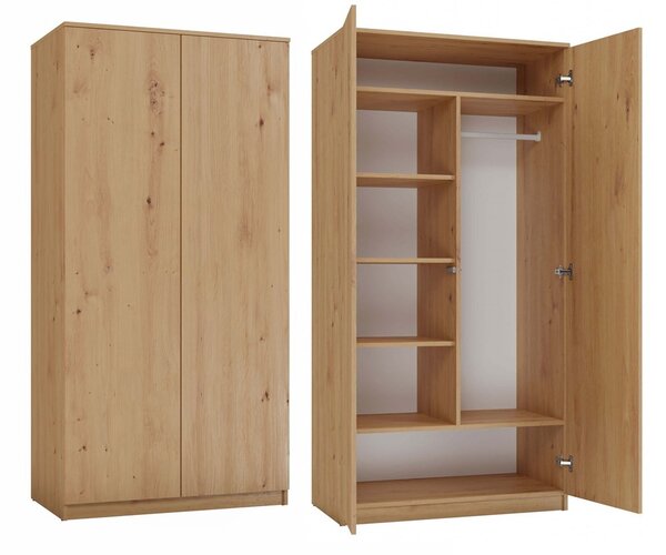 Šatní skříň Musecalo 3 (dub artisan). Akce -20%