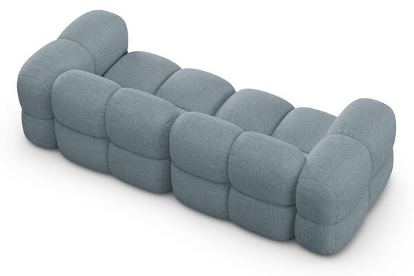 Světle modrá pohovka 250 cm Loretto – Cosmopolitan Design