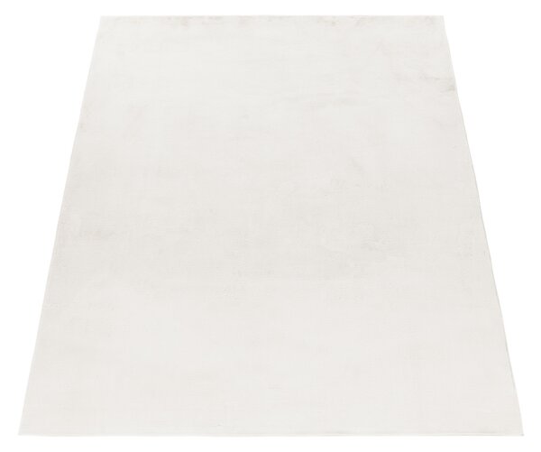 Ayyildiz, Kusový koberec Pouffy 5100 Cream, 60x110, bílá, obývací pokoj