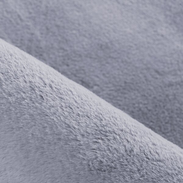 Ayyildiz, Kusový koberec Pouffy 5100 Grey, 60x110, šedá, obývací pokoj
