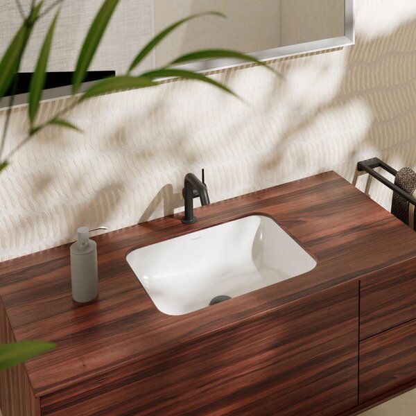 Hansgrohe Xuniva Q umyvadlo 45x35 cm obdélníkový pod pult bílá matný 60154450