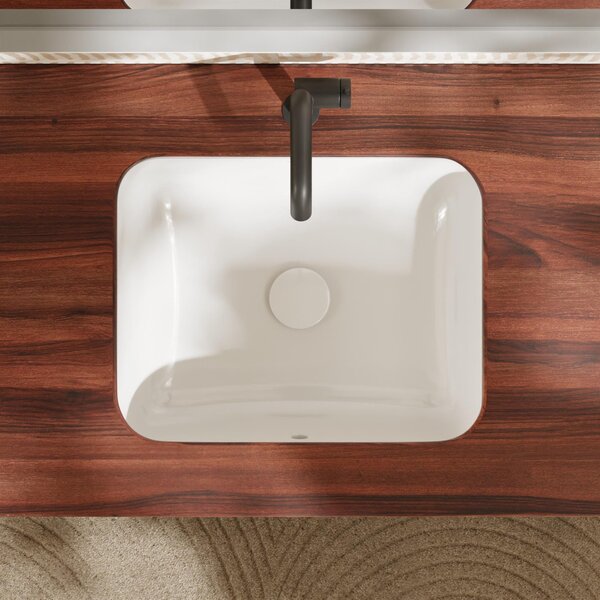 Hansgrohe Xuniva Q umyvadlo 45x35 cm obdélníkový pod pult bílá matný 60154450