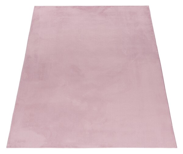Ayyildiz, Kusový koberec Pouffy 5100 Rose, 60x110, růžová, obývací pokoj