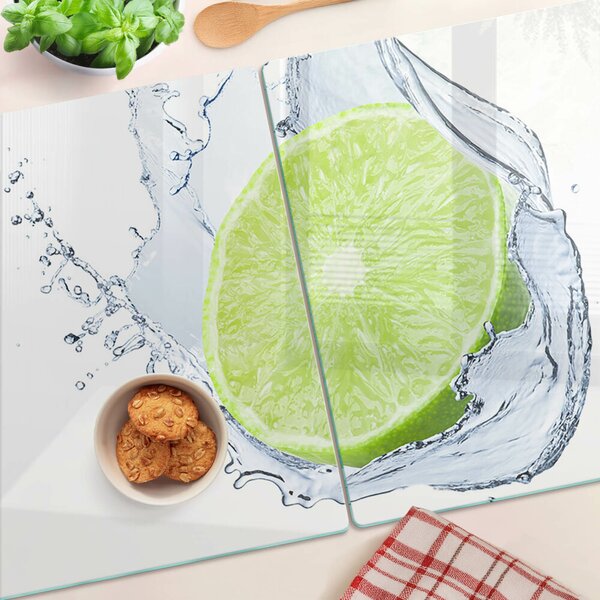 Skleněné krájecí prkénko Citron ve vodě ddk-nr-wm-00006803