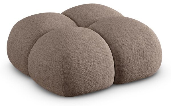 Hnědá podnožka Loretto – Cosmopolitan Design