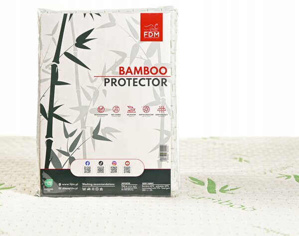Nepromokavý bambusový chránič matrace 60x120 cm