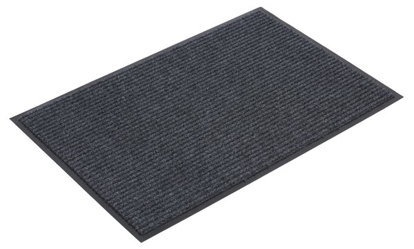 Odolná vstupní kobercová rohož s PVC, 60 x 90 cm, šedá
