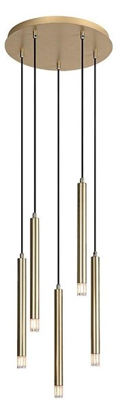 Rabalux 72361 - Lustr na lanku RAMIRA 5xG9/5W/230V zlatá