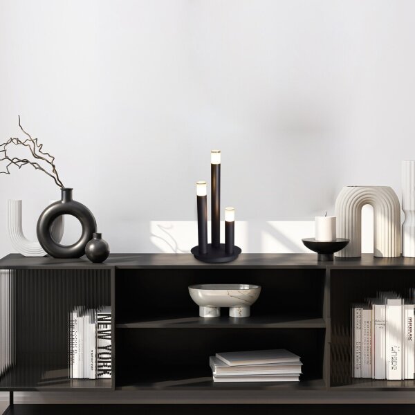 Rabalux 74365 - Stolní lampa RAMIRA 3xG9/5W/230V černá