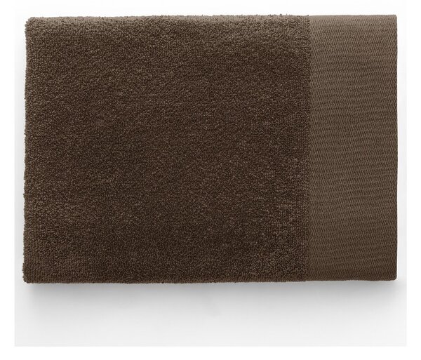 Hnědý froté bavlněný ručník 30x50 cm Amari – Restilo