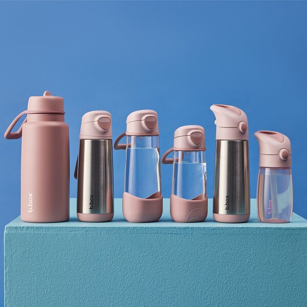 Sportovní láhev na pití, 450ml, b.box, blush crush