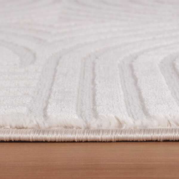 Ayyildiz, Kusový koberec Sahara 1112 Cream, 80x150, bílá, obývací pokoj