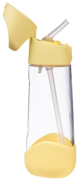 Láhev na pití s brčkem, 600ml, b.box, lemon twist