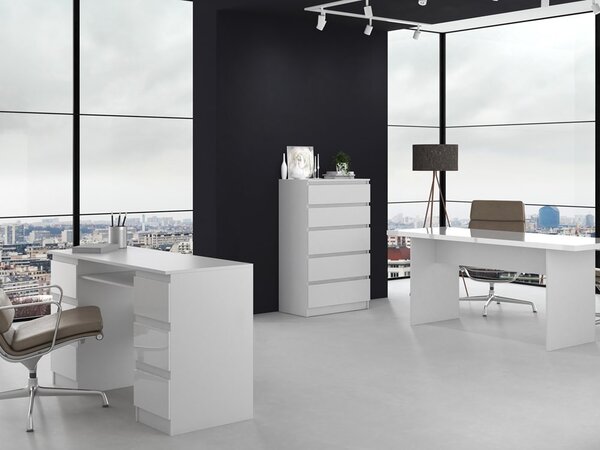 Komoda Musecalo 4 (bílá). Akce -21%