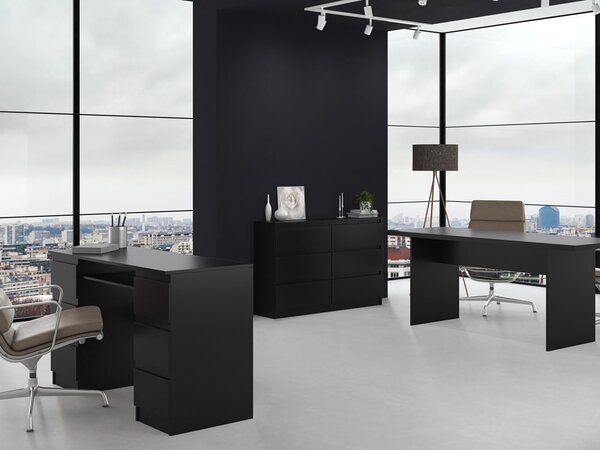 Komoda Musecalo 6 120 (černá). Akce -19%