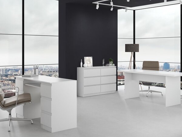 Komoda Musecalo 6 120 (bílá). Akce -19%