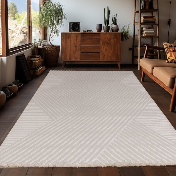 Ayyildiz, Kusový koberec Sahara 1115 Beige, 80x150, béžová, obývací pokoj