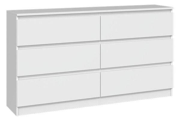 Komoda Musecalo 6 140 (bílá). Akce -20%